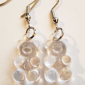 Transparent Gummy Bear Earrings